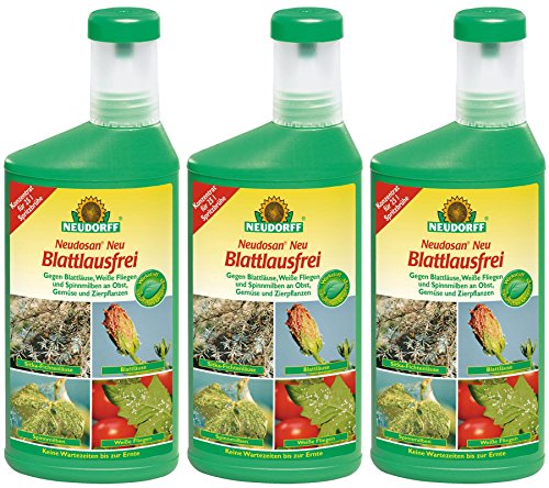 3 x 500 ml Neudorff Neudosan Neu Blattlausfrei Konzentrat