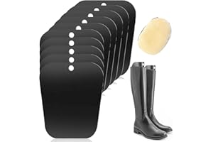 Toionmm 10 Stück Stiefelspanner, Kunststoff Stiefelspanner Damen, Hohe Stiefelformer Formeinsätze, Schwarz Stiefelform Einsätze, Stiefel Ständer Halter für Herren und Damen