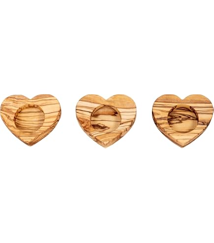 Hess Portacandela In Legno A Forma Di Stella – Colore Naturale, Fatto A Mano In Germania – Per Candele Tea Light E LED – Decorazione Per Tutto L'Anno