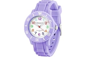 Ayybboo Kids Watch for Boys Girls, 30M Waterproof Childrens Watch, Easy to Read Kids Watches for 4-13 Years Learning Time, Quartz, Soft Band