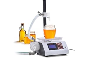VEVOR Riempitrice per Liquidi Capacità Pesatura 5-5000g, Riempitrice Liquidi Automatica per Bottiglie Controllo Digitale, Riempitrice da Banco con Pompa Peristaltica Liquido ad alta Viscosità