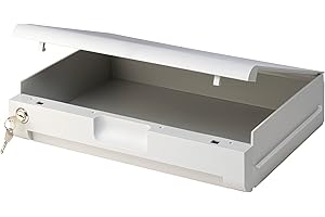 SENTRY SAFE SentrySafe Plastic Locking Drawer for SFW205 Fireproof and Waterproof Safes, Multi-Positional Safe Shelf Accessory for 1.6 and 2.0 Cubic Foot Safes, 915, White