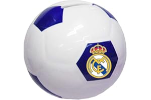 CYP IMPORT S cerámica con Forma de balón de Real Madrid Huchas Decorativas Muebles Pegatinas Decoración del hogar Unisex Adulto, Poliéster, Multicolor (Multicolor), única