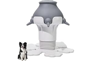 Teksome Alimentador De Cachorros para Múltiples Cachorros,Alimentador De Leche para Pezones para Mascotas - Biberones de Silicona para Lactancia de 300 ml,Botella de Gatito con tetina de Altura