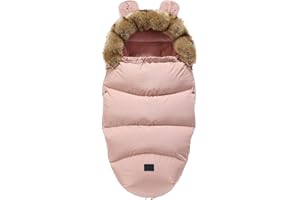 MSUITABLE Sacchi Termici Passeggini Universale Sacco A Pelo per Passeggino Impermeabile e Antivento Adatto per Passeggini, Carrozzine, Seggiolini Auto, Culla