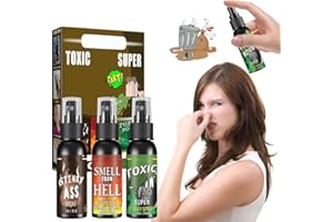Lebenistgut 3 Stück Extrem Spaßspray Set | Novelty Prank Spray, Scherzartikel mit Sicherem Geruch, Extra Strong, 90 Ml*3