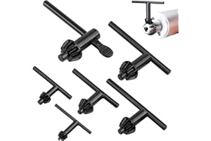 MXYVRIX 6 Pièces Universelle Clés de Mandrin de Perceuse Clés à Mandrin, pour Perceuse Électrique de serrage Outil, Perceuse Électrique