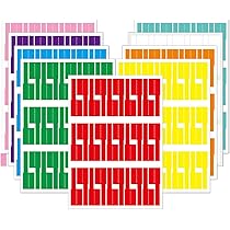 100 Pezzi Etichette Per Cavi Segnacavi Elettrici In Plastica Etichetta Marcatore Cavo Con Nota Adesiva Cavo Identificazione Etichette Per La Marcatura E La Classificazione Di Vari Cavi - Foto 8