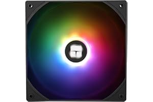 Thermalright TL-C14C-S - Ventola per CPU da 140 mm ARGB, ventola per computer PWM Silent a 4 pin con cuscinetto S-FDB incluso, ventola fino a 1500 giri/min