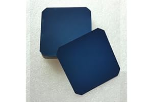 N\A Lots of Sunpower Solar Cell Panel Solarzelle flexibel monokristalline Zellen zum Schweißen für DIY Solarmodul hohe Effizienz 3.5W C60 5"x5" 125x125mm 3rd Generation (20pcs)