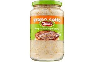 6 x D'Amico Grano cotto per Pastiera Napoletana 580 g kokta vetekorn Italien