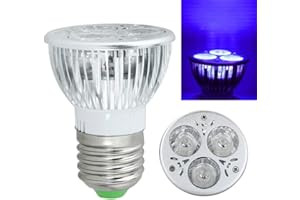 EBILUN Ampoules Violet 3W E27 UV Ultraviolet LED Ampoule Lampe 85-265V