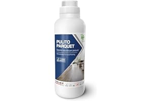 TOVER, Pulito Parquet, Detersivo Parquet verniciati e oliati, Detergente neutro per pavimenti in laminato, SPC, LVT, 1 L