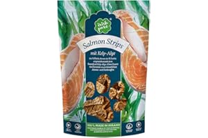 Irish Pure | Irish Salmon-Snack, Salmon Strips mit Kelp-Alge | Hundesnack | 150g