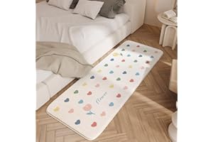 MOSHOINOT Tappeti Runner Lungo Tappeto Corridore Scendiletto di zona Bambini Morbido Lavabile per Cameretta dei bambini Grande Tappetino Salotto Soffice Soggiorno Moderni Tappetini Gioco Bambini 60 x 160 cm
