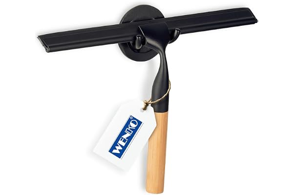 WENKO Turbo-Loc® badrumstorkare bambu av bambu och rostfritt stål