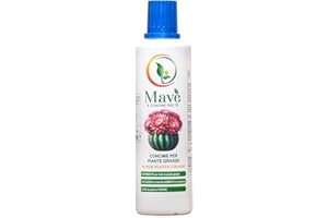 MAVÈ - IL CONCIME PER TE Mavè concime per piante grasse NPK - fertilizzante liquido super piante grasse per piante grasse e cactus - 500 g