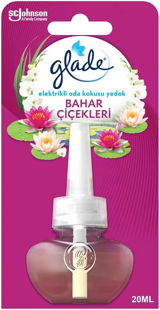 Glade Elektrikli Oda Kokusu Yedek Şişe Bahar Çiçekleri 20 ml, 120 Gün Etkili