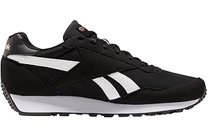 Reebok Rewind Run, Zapatillas Mujer, Core Black White Blush Metal, 40 EU