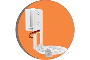 PureMounts Lautsprecher Halterung für Sonos Era 100, Lautsprecher Wandhalterung mit Kabelmanagement, Schwenkbar +/-45°, Neigbar 0/-18°, 3Kg Tragkraft, weiß