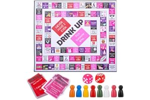 Hlayshing Drinking Game for Adults,Adult Monopoly Board Game,Truth Or Dare Game Adult for 2-8 Players,Icebreaker Party Game for Girls Night Bachelorette,Groups,Friends & House Parties