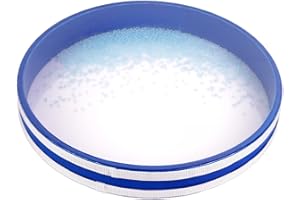 WODGOD 10 inch Ocean Drum with built in Night Shining Beads. Musical Instrument, Percussion, Sea Wave Drum for Meditation and Relaxation, Wave Bead Hand Drum, Sea Drum