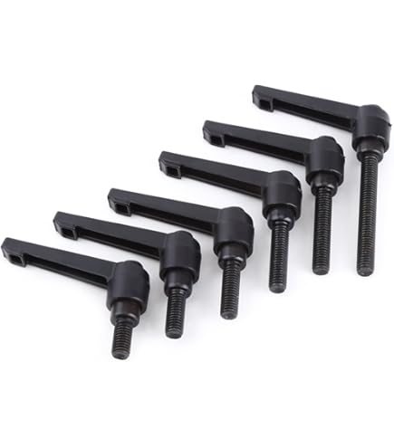 Brrnoo Klemmhebel M8*25 - Einstellbarer Seitengriff Mit Ratschenfunktion Für Maschinenbau