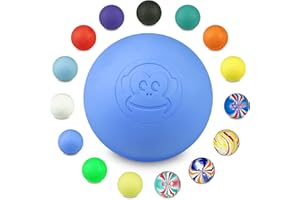 ‎CAPTAIN LAX Captain LAX Massageball Original - Lacrosseball, Hartgummi, mit den Maßen 6 x 6 cm geeignet für Triggerpunkt- & Faszienmassage/Crossfit