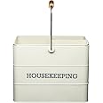 KitchenCraft Living Nostalgia Metal Cleaning Caddy, 33 x 21 x 26 cm - Antique Cream