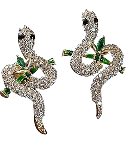 Orecchini Pendenti Serpente Vintage – Goccia Oro, Gotici, Per Donne E Ragazze, Gioielli Punk - 2