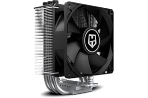 NOX XTREME PRODUCTS HUMMER H-903 – Disipador CPU compatible con Intel LGA y AMD AM4/AM5, 92 mm PWM, 3 heatpipes cobre/aluminio, refrigeración eficiente, negro