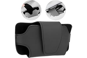 VULEVIRTUE Car Glasses Box,Porta Occhiali per Auto,Scatola Portaoggetti per Occhiali Parasole per Auto,Supporto per Occhiali da Sole per Auto,per Tutti i Modelli di Auto (Nero)