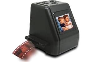 Digital Film Slide Scanner, 12 MP Allt i 1 Film Slide Converter Scanner, Konverterar 35 Mm, 126, 110, 8 Mm Filmnegativa Bilder Till Högupplösta 12 MP JPEG Digitala Foton