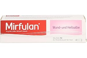 Mirfulan® Wund- und Heilsalbe mit bewährter Formel bei wunder, gereizter & juckender Haut I beschleunigt Wundheilung, fördert Regenerationsprozess I Wundsalbe mit Zinkoxid für Erwachsene & Kinder