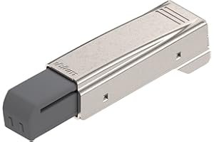 Blum 973A0500.01x1 973A Blumotion Straight Arm Full Overlay Hinge for Doors, Nickel Finish