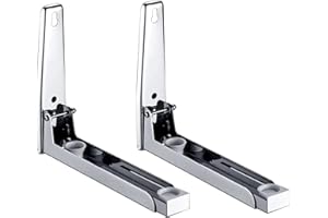 Hahhhha Juego de Soportes de Montaje en Pared para microondas, 2 Unidades, Soporte Universal, Soporte Flotante (XXXL)