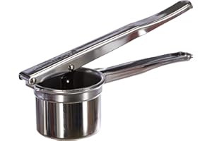 OMAC Quick 200 - Pasapurés de Acero Inoxidable, Color Gris