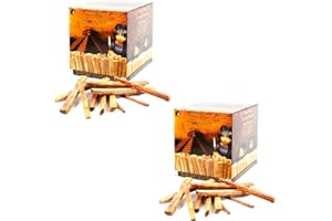 Mayan Flame™ Fatwood 20lb Box 100% Natural Fire Starter Fireplace Fire Sticks BBQ Wood Firestarter Camping S4U® (20lb)