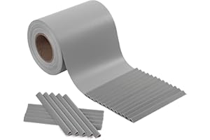 LE AMAZZONI STORE Rotolo Frangivista per Recinzione Esterna - Strisce Resistenti alle Intemperie per Recinzioni, Balconi e Terrazze cm 19x35 mt (Grigio)