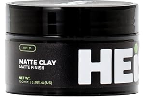 Heist Labs Matte Clay 100ml – Strong Hold Hair Styling Clay for Matte Finish and All-Day Definition