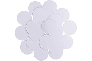 VYZUTR 20 pezzi NFC Card Programmabili, Tag Adesivi, Chip Compatibili con tutti smartphone con tecnologia NFC,504 Byte di Memoria