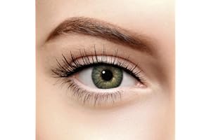 chromaview Lentilles De Contact Colorées Vertes Fusion Trois Tons (Journalières) - Sans Correction