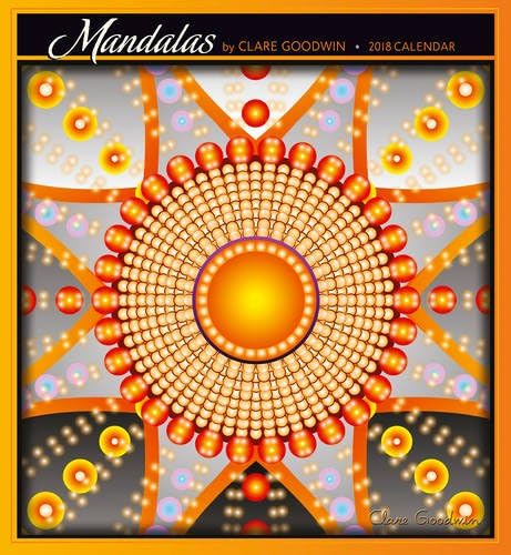 2018 Mandalas by Clare Goodwin WALL CALENDAR