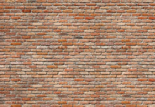 Komar 8–741 368 x 254 cm Brick Wandbild Tapete – Neutral (8-teilig)