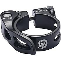 パーツ ImperiumCycle SeatPost Clamp Bicycle Bolt Clamp Aluminum Alloy Quick Release Seat Post Locking