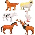 higadget Animal Figure Toy, Farm Animals Toy for Kids, Animal Figure Playset, Jungle Animals Toys Set, Educational Toys for Kids