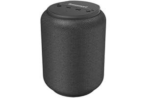 Tronsmart T6 Mini Cassa Bluetooth 15W, 24 Ore Riproduzione, Audio Stereo 360°, IPX6 Impermeabile, Altoparlante Wireless Portatile 5.0, Supporto Scheda di Memoria USB 64G e Assistente Vocale