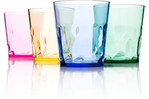 SCANDINOVIA - Verres à Jus Premium Incassables 250 ml pour Enfants, Lot de 4 Gobelets en Acrylique de Qualité Supérieure, Plastique, Idéal Cadeau, Sans BPA, Lavables au Lave-vaisselle, Empilables