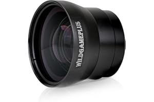 WILDGAMEPLUS Kit de lentilles optiques grand angle, objectif FoV grand angle en aluminium 50° pour lunettes monoculaires NVG30/NVG50, boîte de protection/capuchon d'objectif/chiffon de