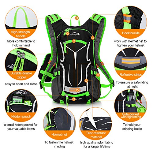 Local Lion 18L Damen Herren Wasserdicht Fahrradrucksack Outdoor Sportrucksack Rucksack - 2